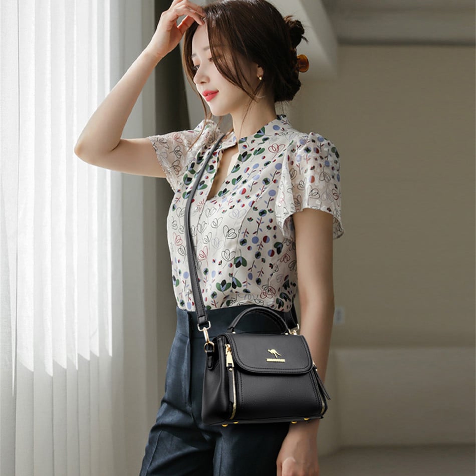 Geanta Dama Pfy Alegria Negru - Eleganță și Organizare - imagine 2