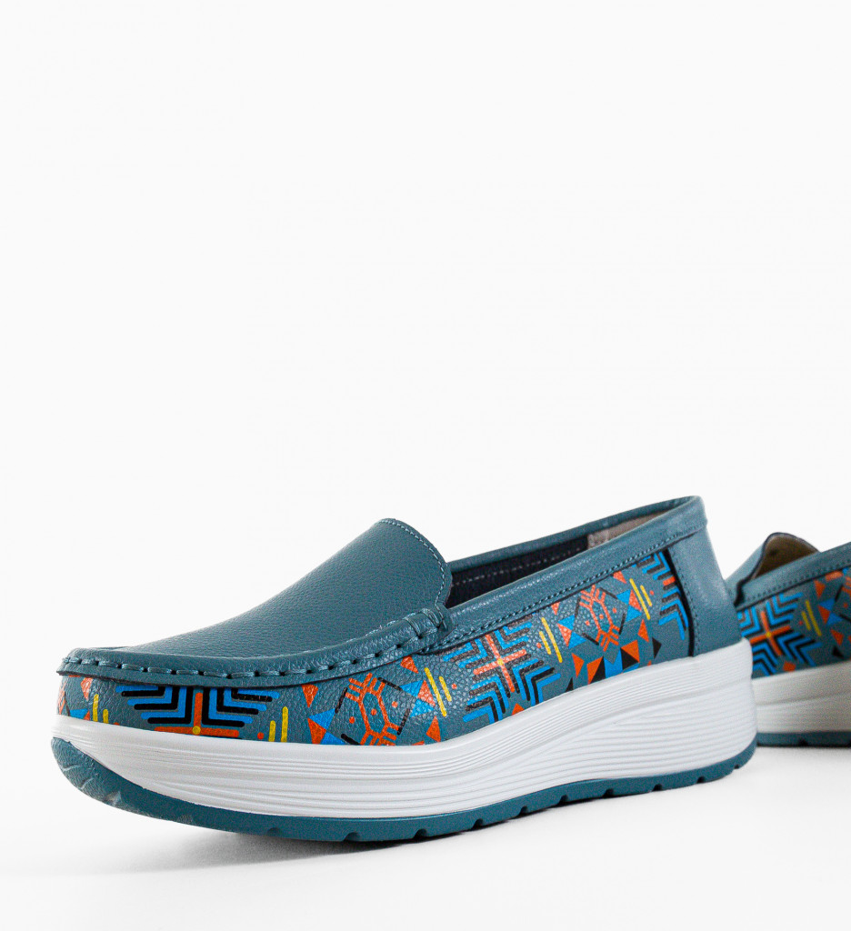 Pantofi Casual Albastri - Stil și Confort - imagine 8