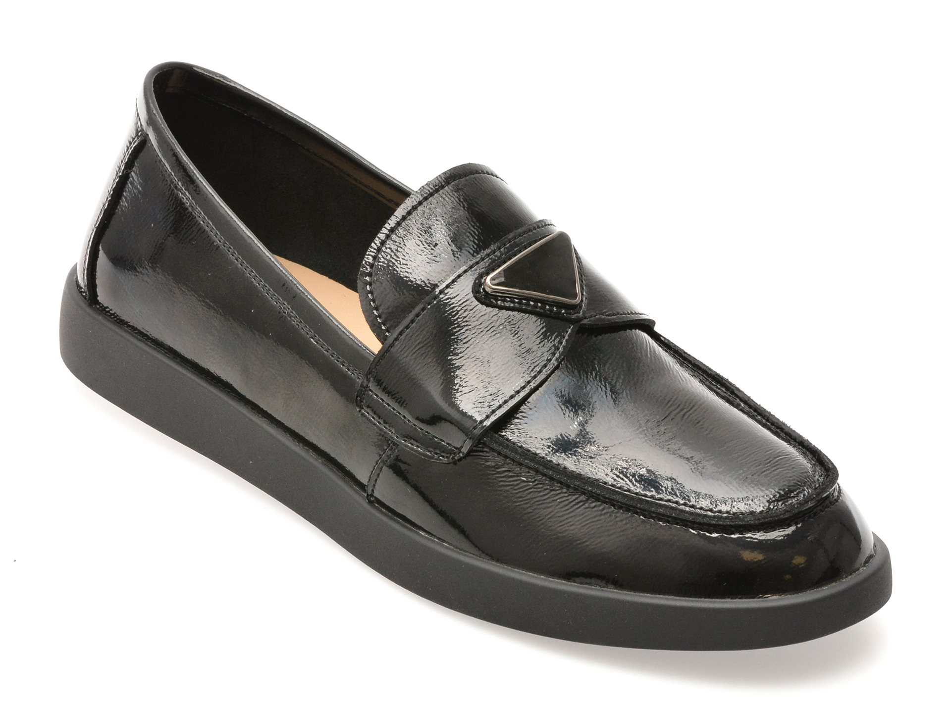 Mocasini Flavia Passini Negri | Eleganță Lacuită