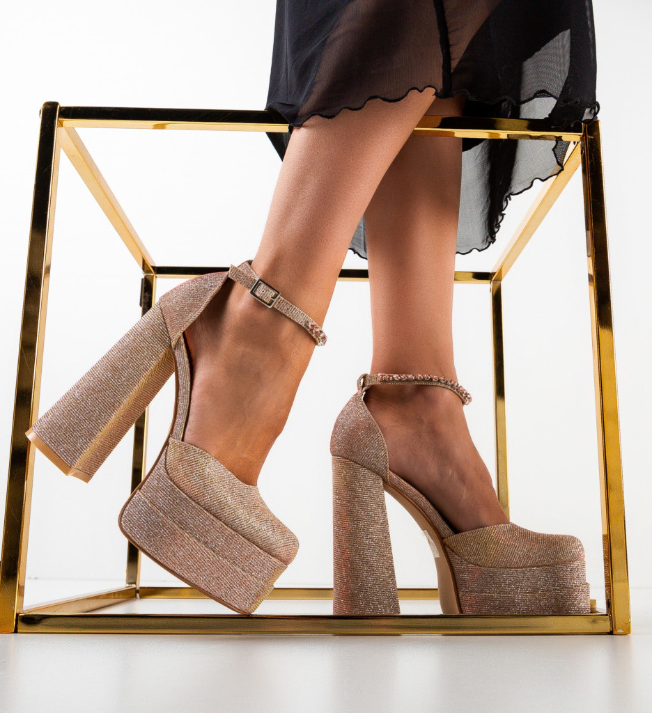 Pantofi Dama Kierran Aurii | Eleganță și Stil