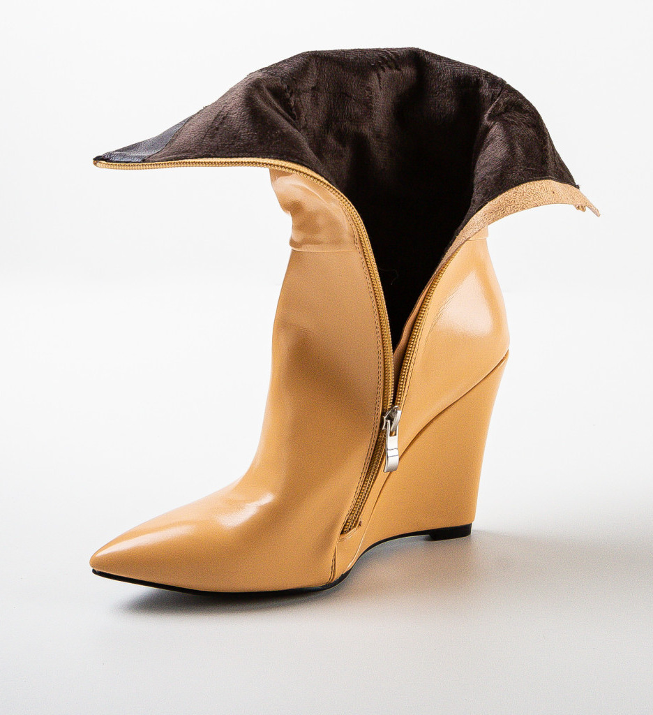 Botine Dama Freeman Bej - Eleganță și Confort - imagine 3