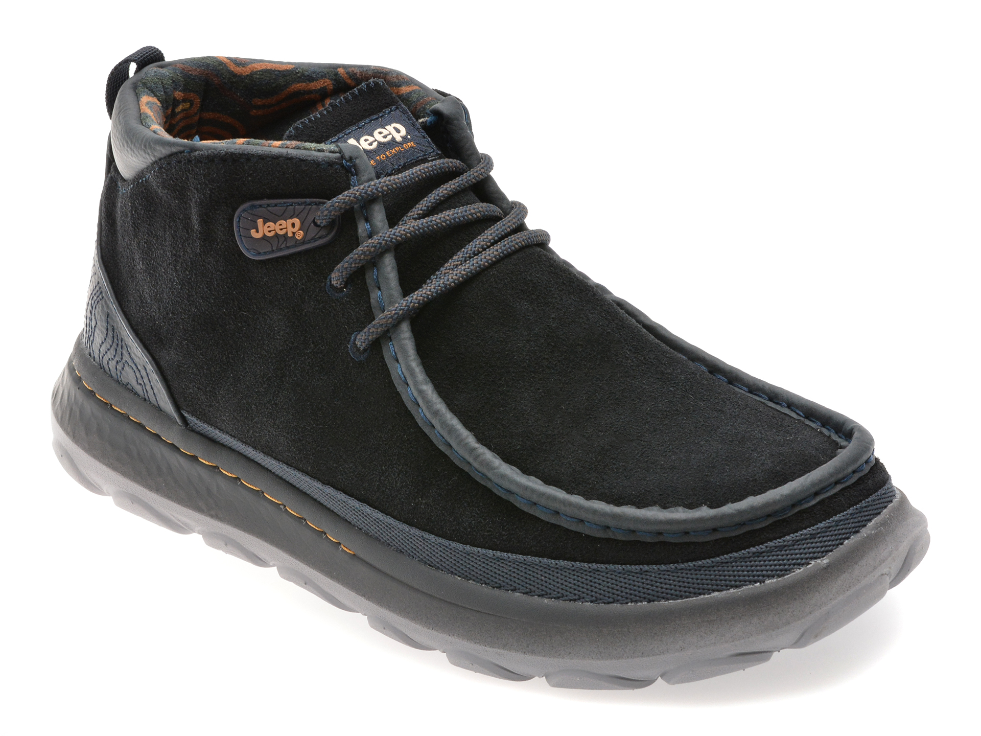 Ghete Jeep Barbati | Piele Intarsa, Confort