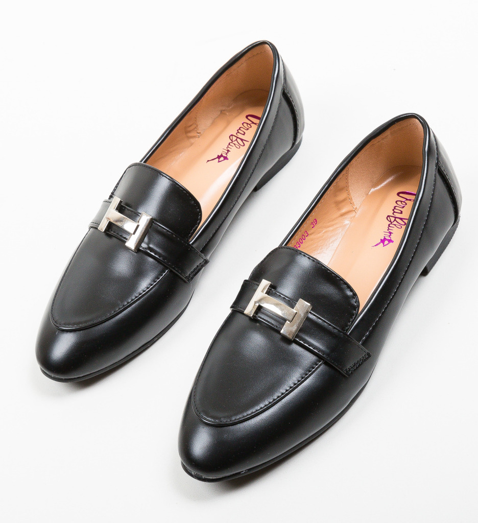 Pantofi Casual Harmony Negri – Confort & Stil - imagine 6