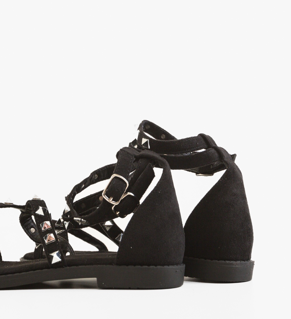 Sandale Fenrir Negre | Eleganță Urbană - imagine 5