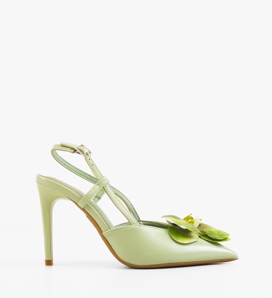 Pantofi cu toc Ishaq Verzi - Eleganță și Stil - imagine 6