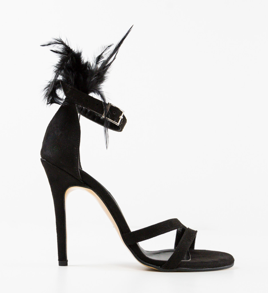 Sandale Dama Lahev Negre | Toc Elegant - imagine 6