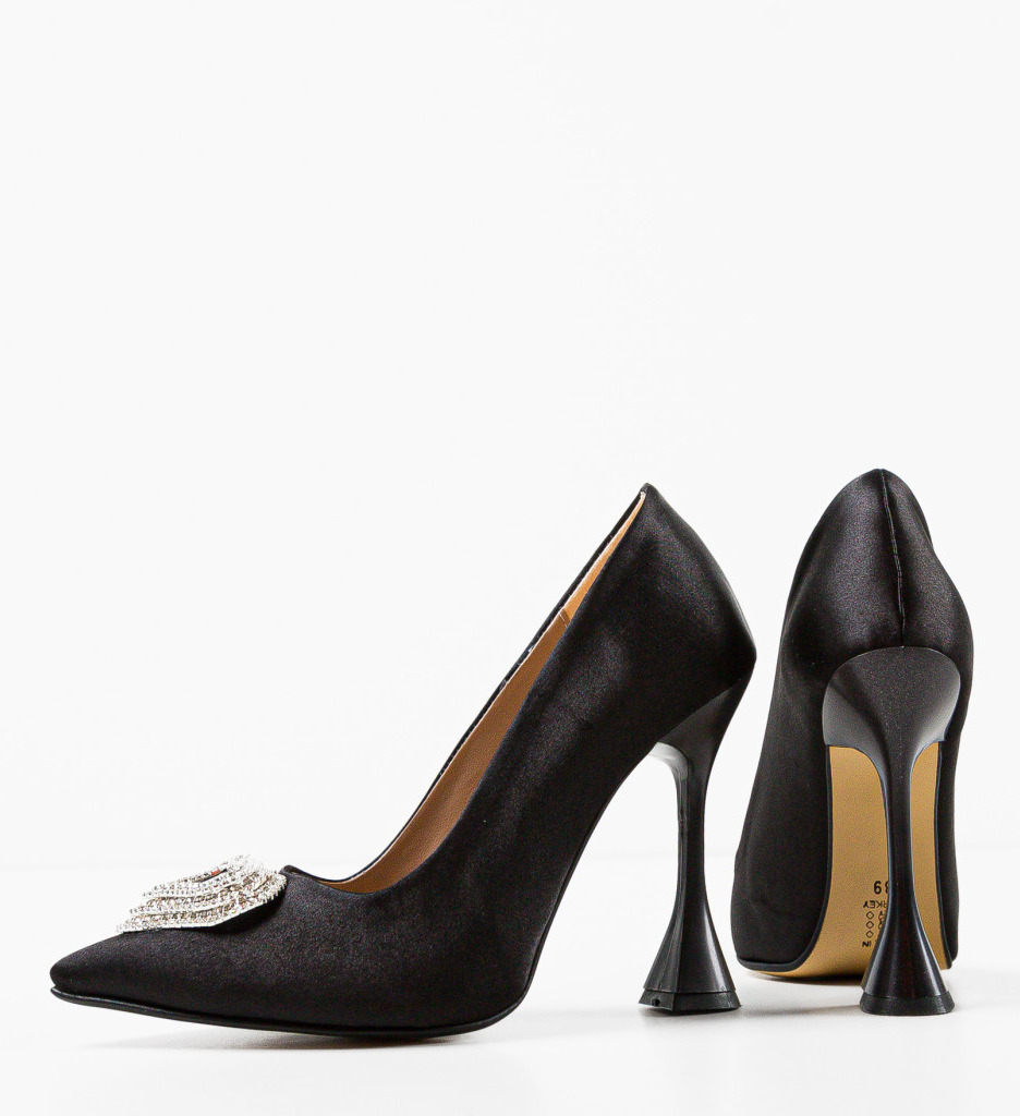 Pantofi Dama Myhear Negri - Eleganță și Stil - imagine 7