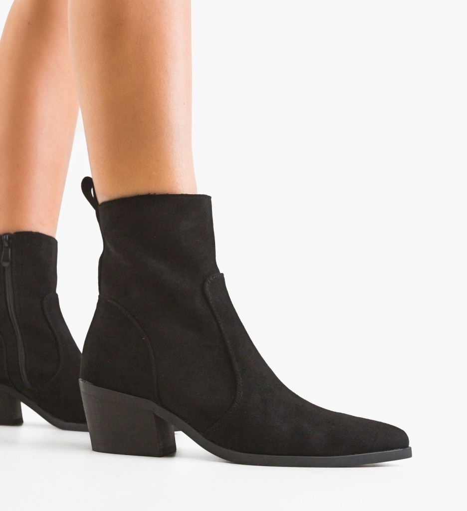 Botine Dama Rhiann Negre | Elegante si Comode - imagine 3
