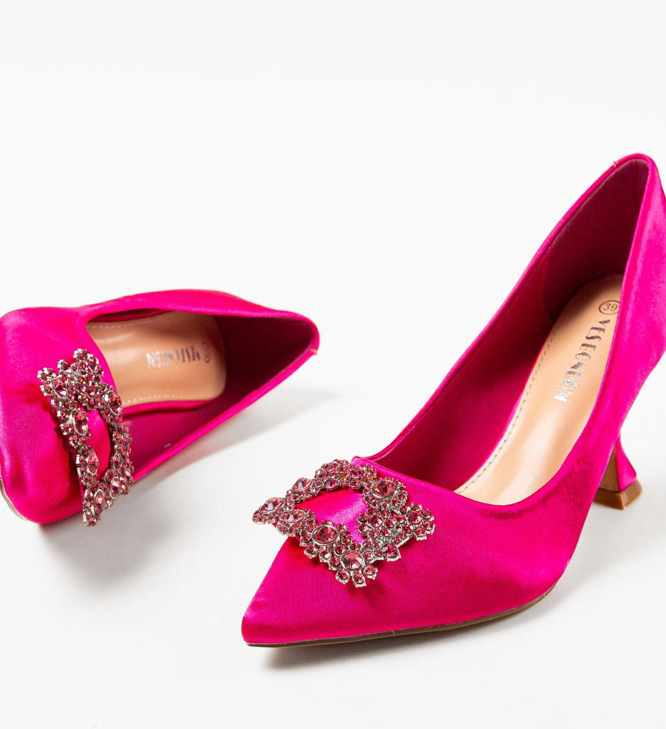Pantofi cu Toc Rosario Fuchsia | Eleganță Remarcabilă - imagine 6