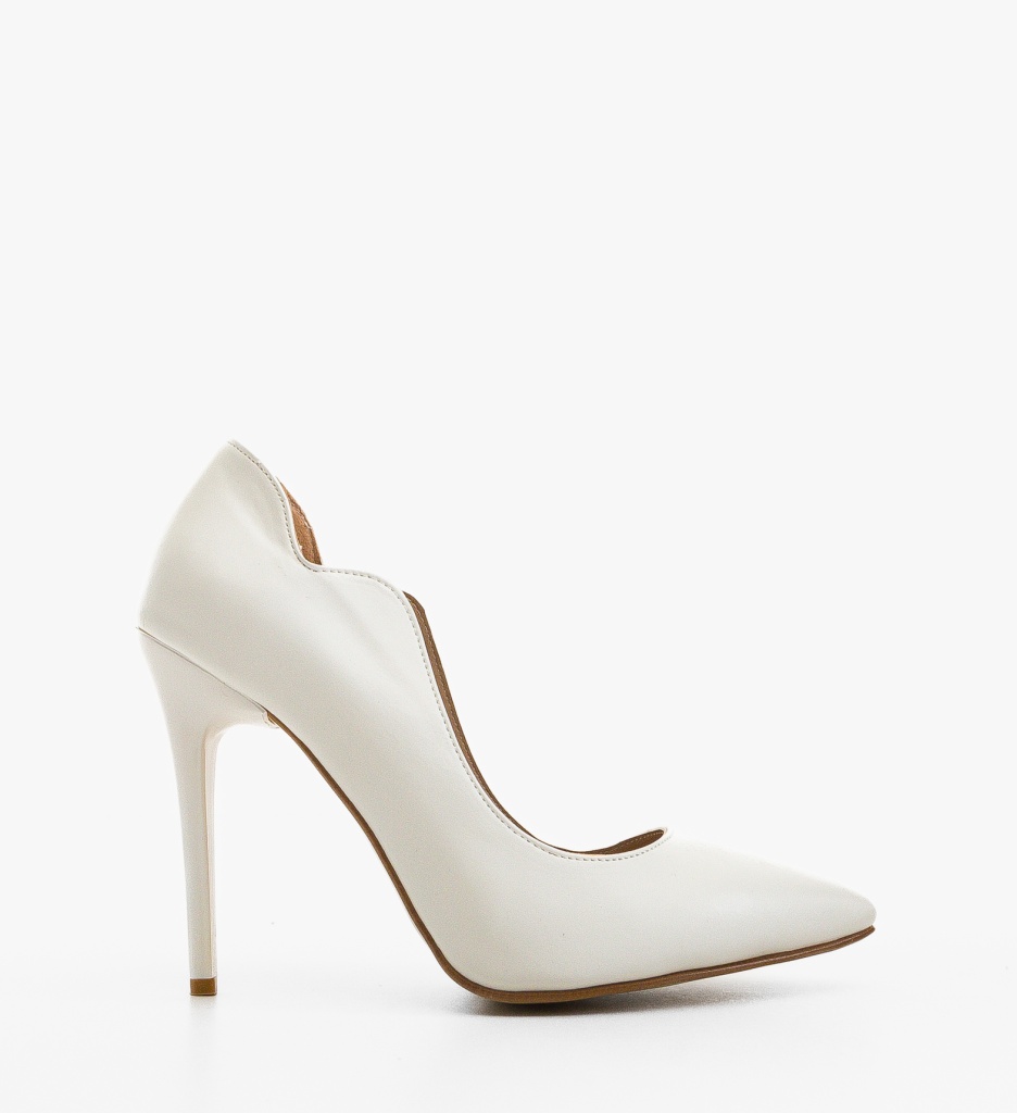 Pantofi Stiletto Tichon Albi - Eleganță Premium - imagine 5
