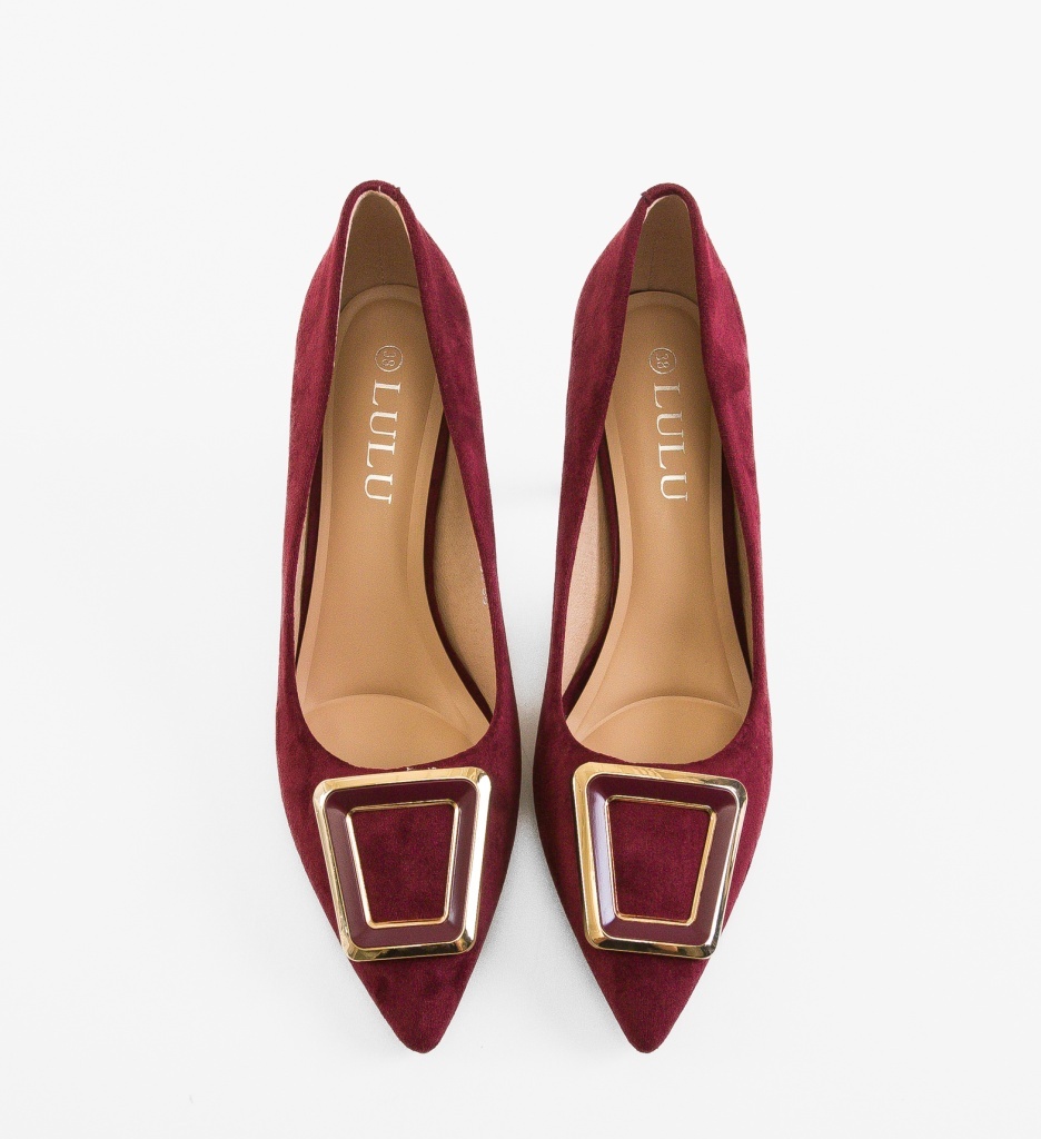 Pantofi Kamy Grena Depurtat | Eleganță Asigurată - imagine 5