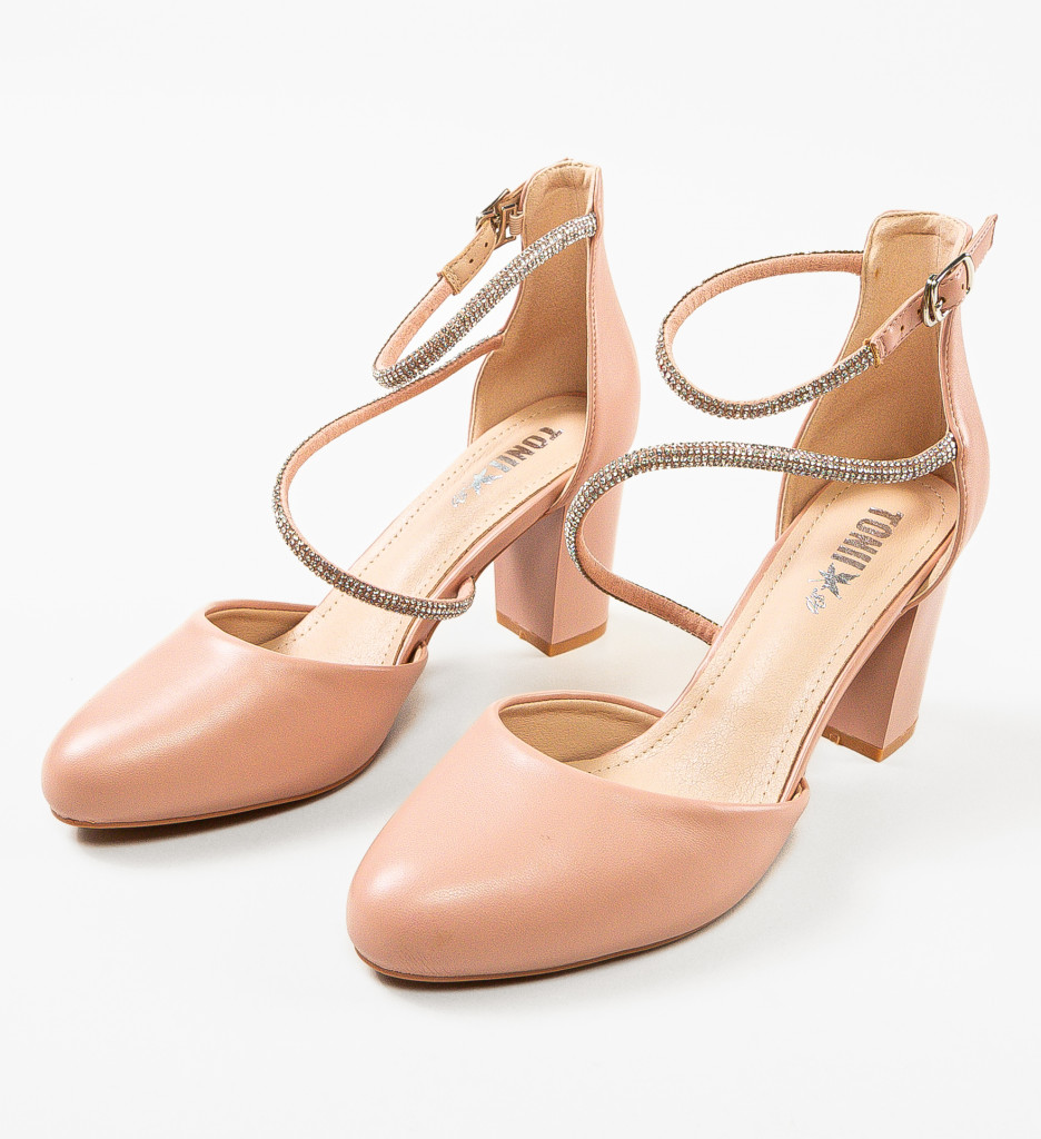 Pantofi cu Toc Lyzya Roz | Eleganță și Stil - imagine 6