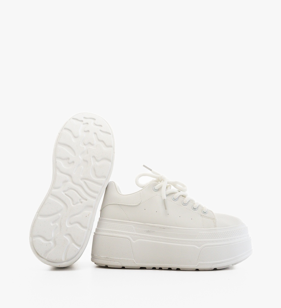 Sneakers Dama Vyha Albi - Confort și Stil Urban - imagine 7