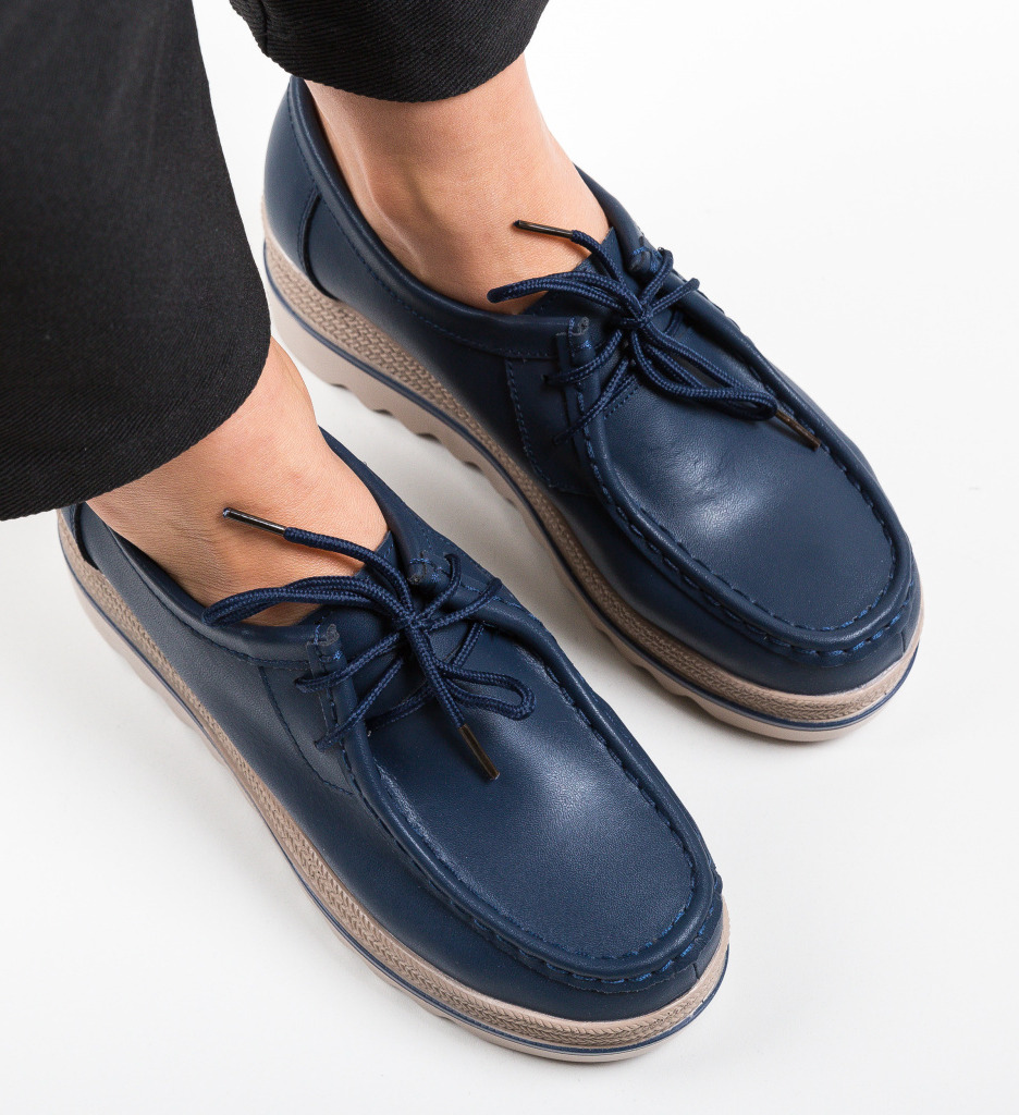 Pantofi Casual SAG Bleumarin | Stil și Confort - imagine 3