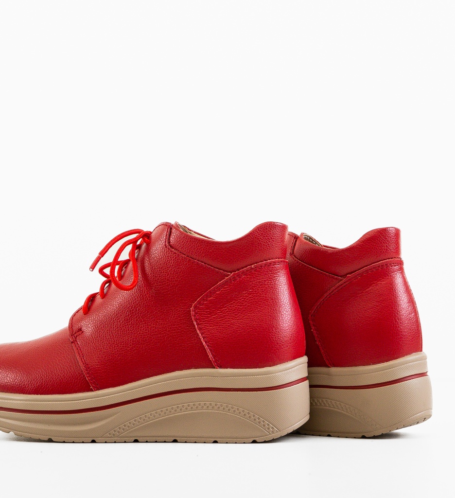 Pantofi Palerma Rosii | Design Casual Elegant - imagine 6