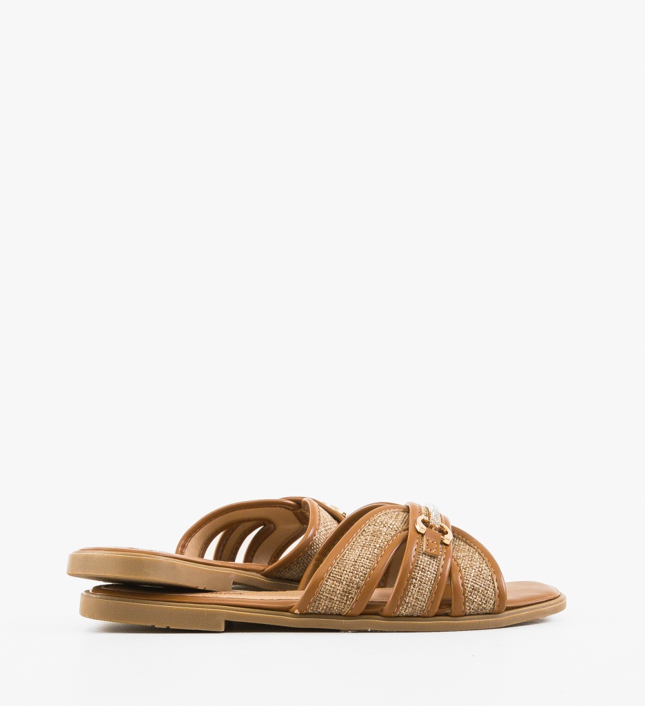 Papuci Dama Gibson Camel - Confort și Stil - imagine 3