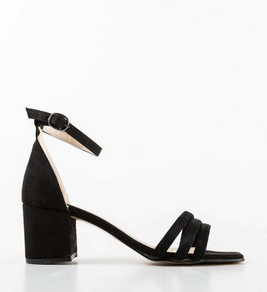 Sandale Veritas Negre Elegante - imagine 5