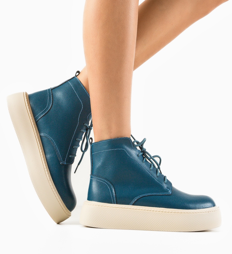 Ghete Harlow Albastre - Stil și Confort - imagine 3
