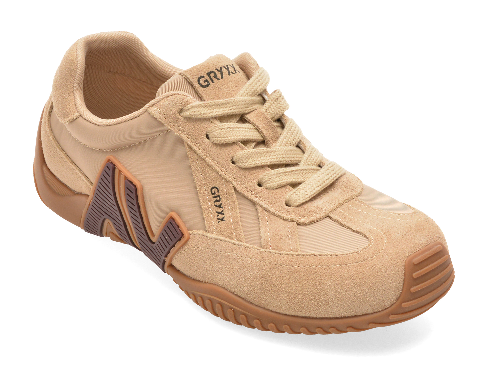 Pantofi Sport GRYXX Gri Piele Întoarsă C61203