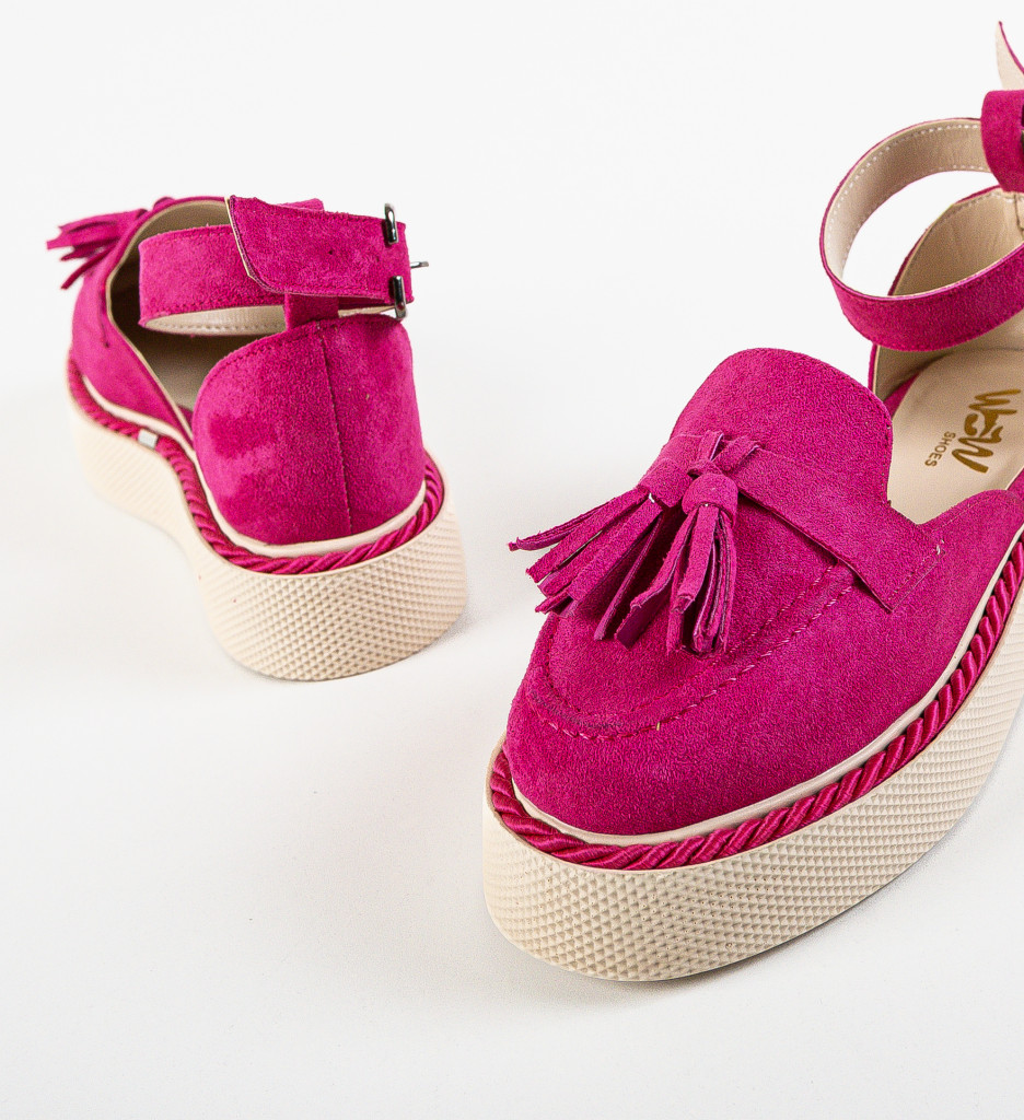 Pantofi Casual Kalin Fuchsia | Stil și Confort - imagine 8