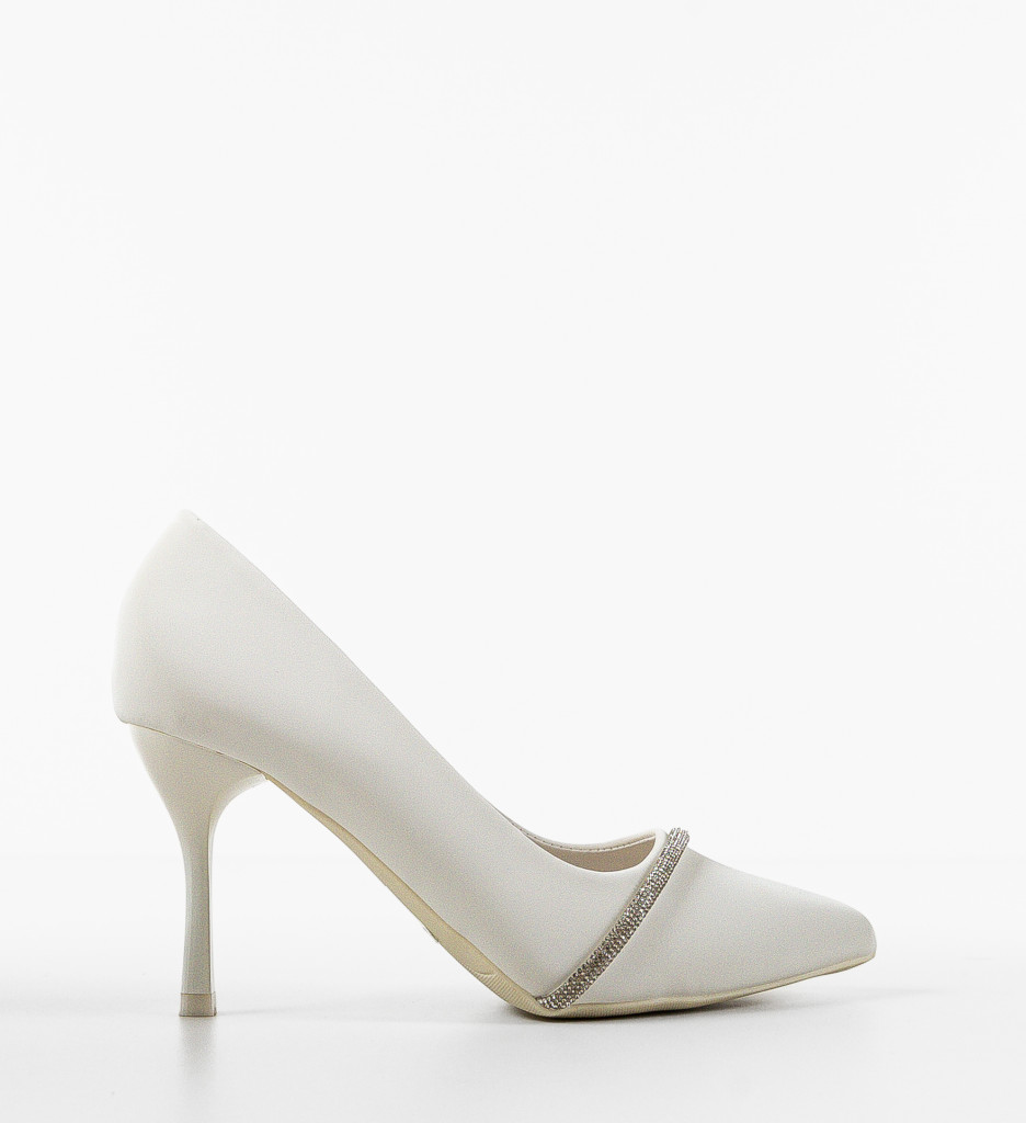 Pantofi Stylosa Albi cu Toc - Eleganță și Stil - imagine 5