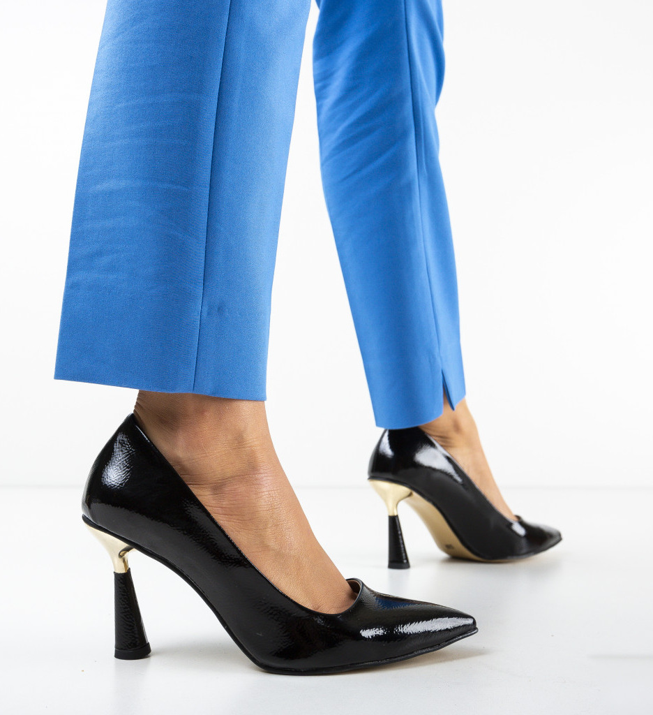 Pantofi Mank Negri 2 - Eleganță și Stil - imagine 3