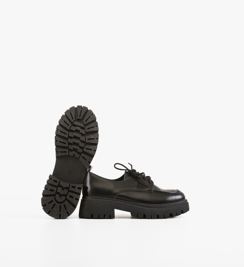 Pantofi Casual Dama Excelsior Negri - Confort & Stil - imagine 5