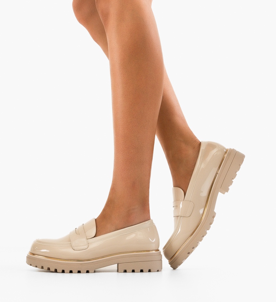 Pantofi Casual Oliwier Bej | Confort și Stil - imagine 3