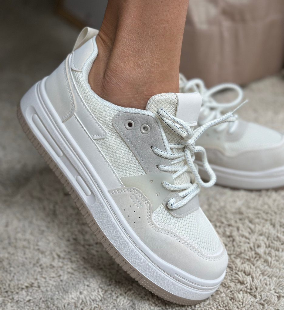 Sneakers Dama Yijun Bej - Confort și Stil
