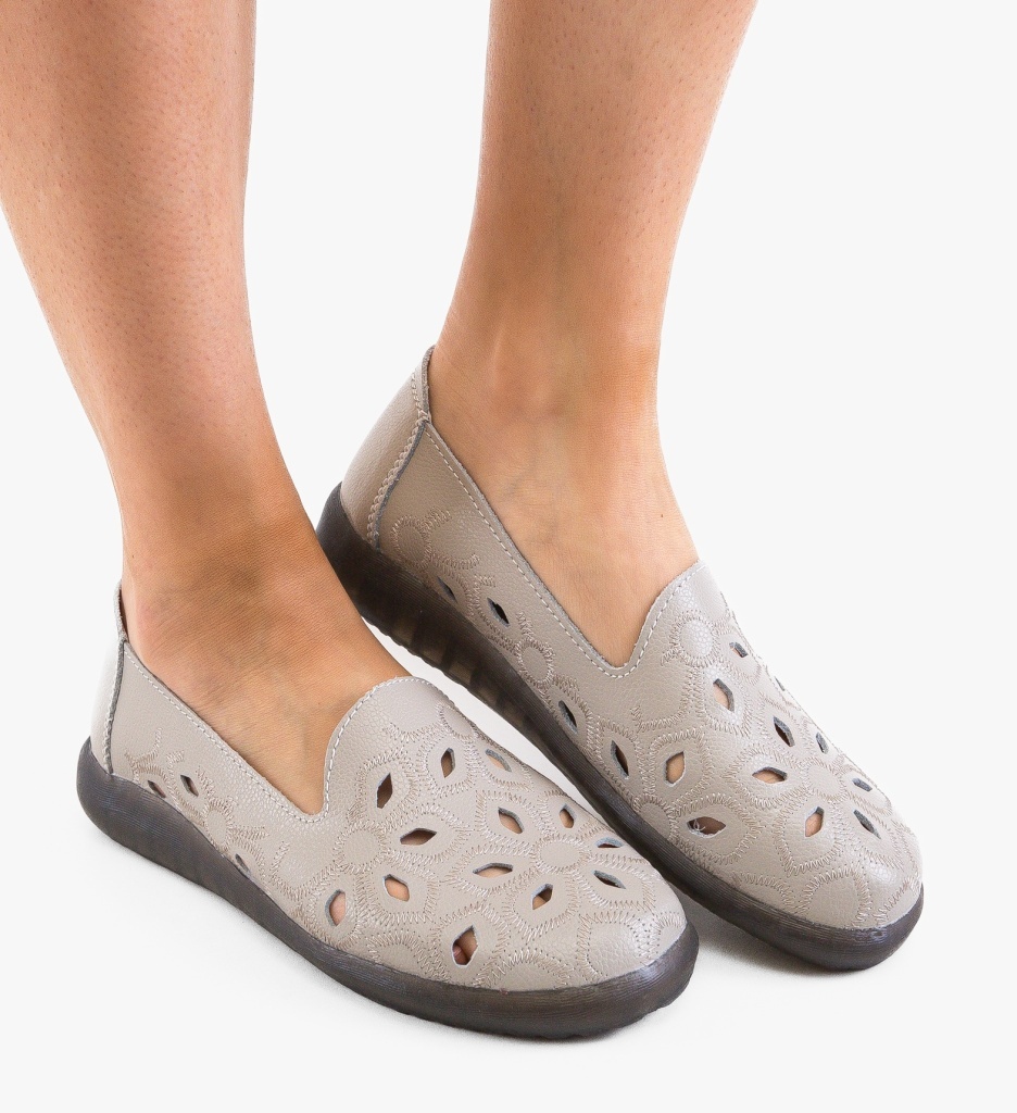 Espadrile Dama Deras Gri | Casual și Confortabile