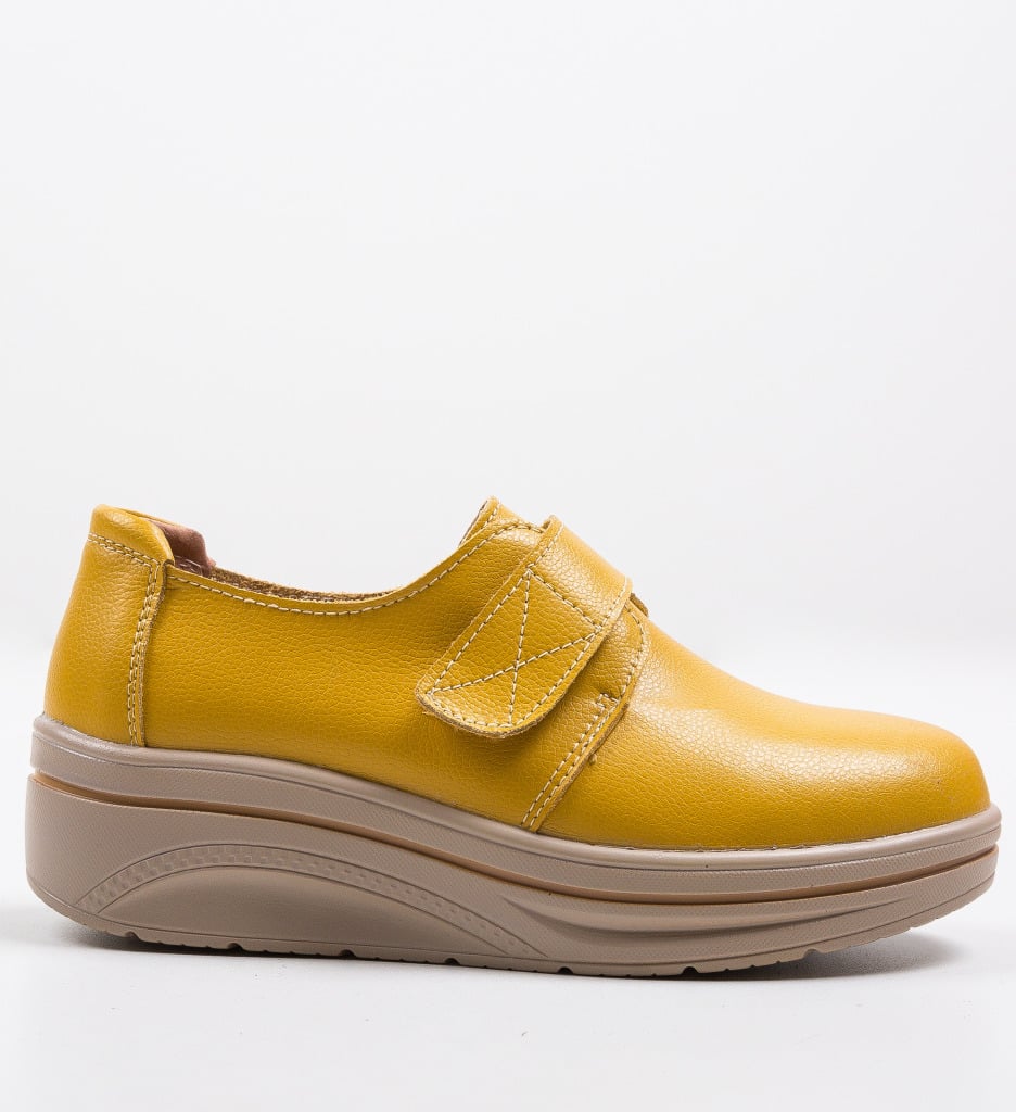 Pantofi Onionte Galbeni | Stil Casual Confortabil - imagine 8