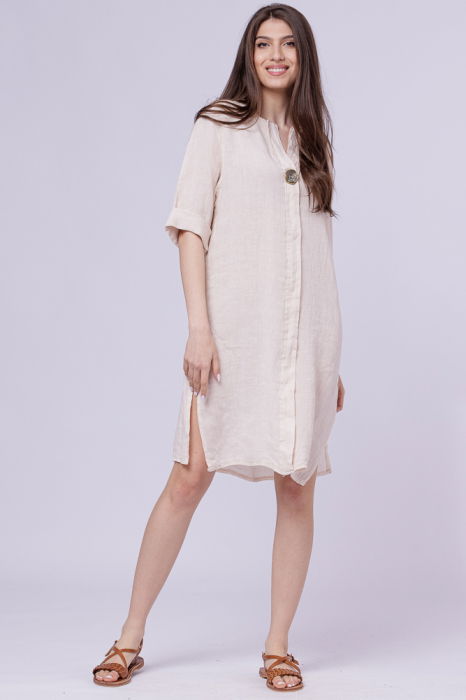 Rochie In Bej Shopika | Eleganță și Confort