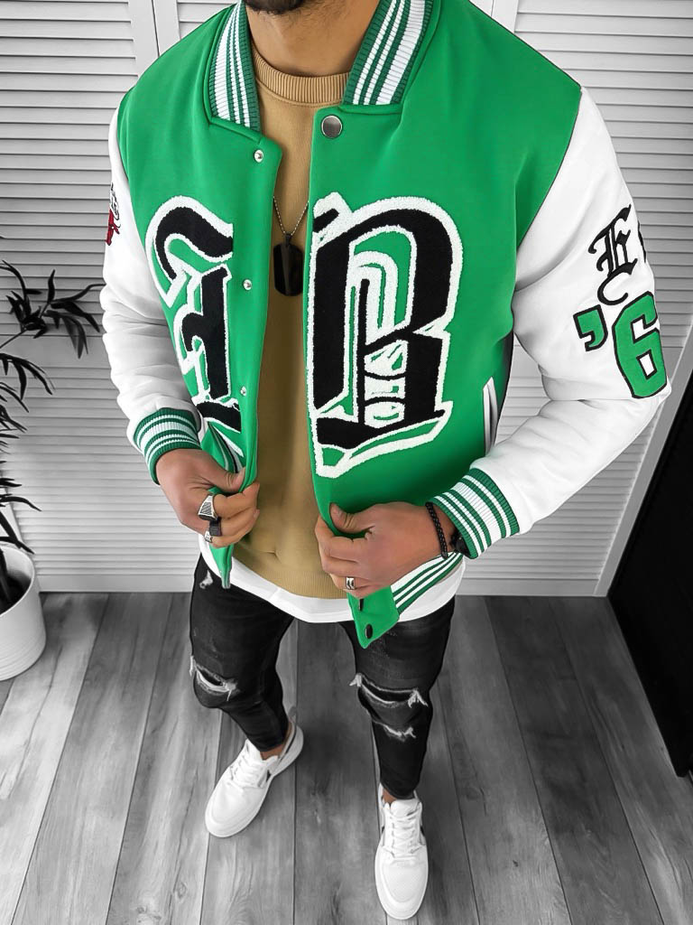 Geaca Barbati Verde Toamna Impermeabila