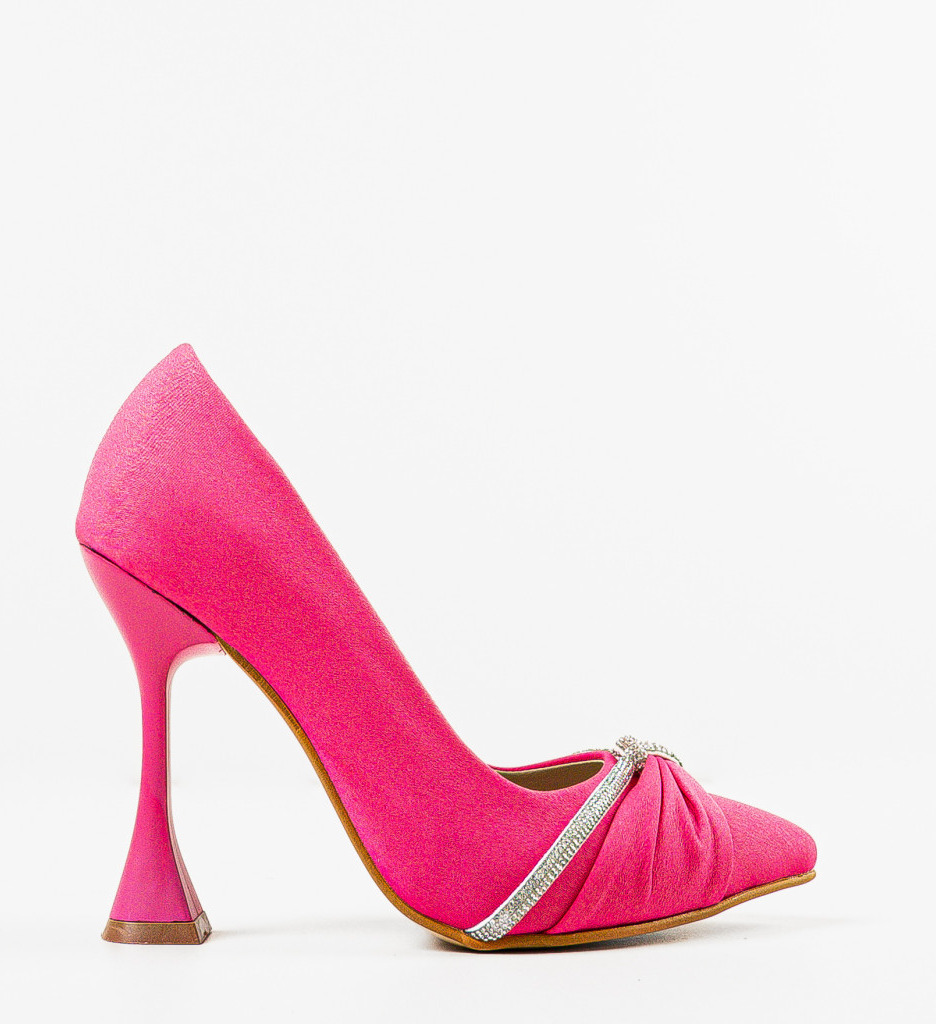 Pantofi cu Toc Finko Fuchsia | Eleganță Asigurată - imagine 4