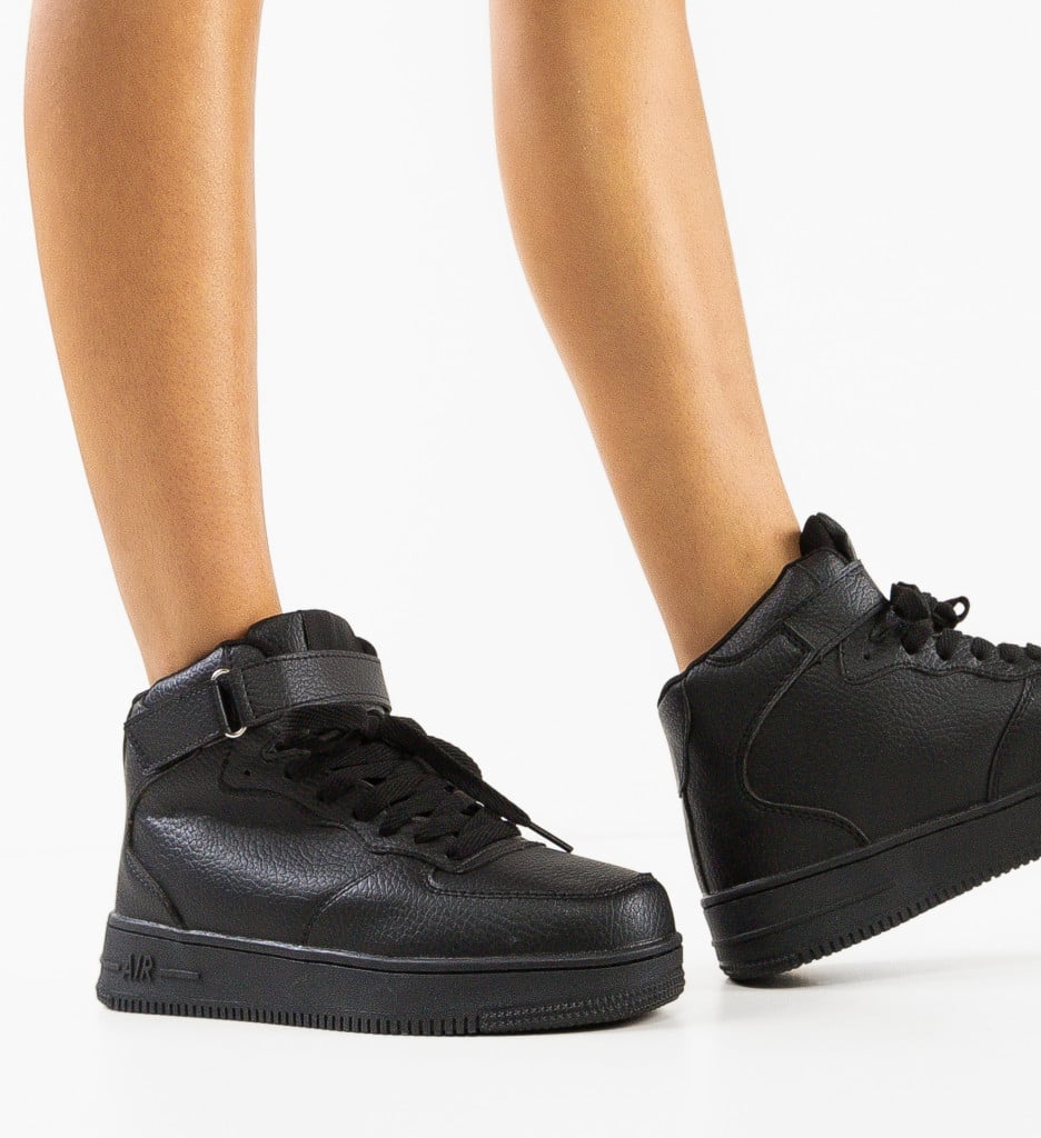 Sneakers Dama Aptispe Negri | Confort și Stil - imagine 4