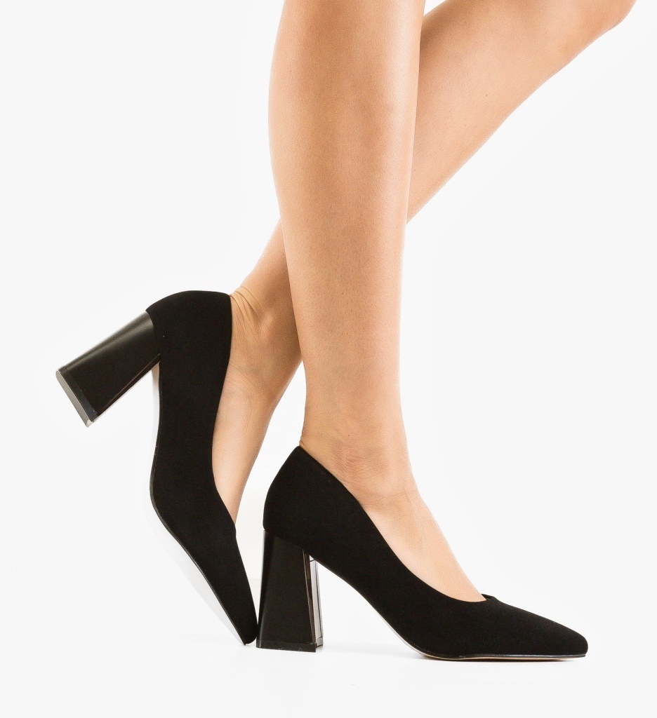 Pantofi cu toc Nimua Negri - Eleganță și Stil - imagine 4