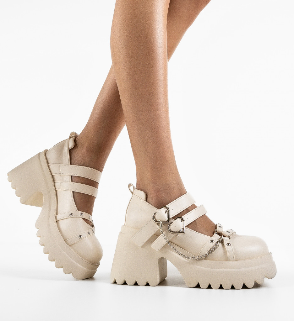 Pantofi Casual Dama Ykeaz Bej | Confort si Stil