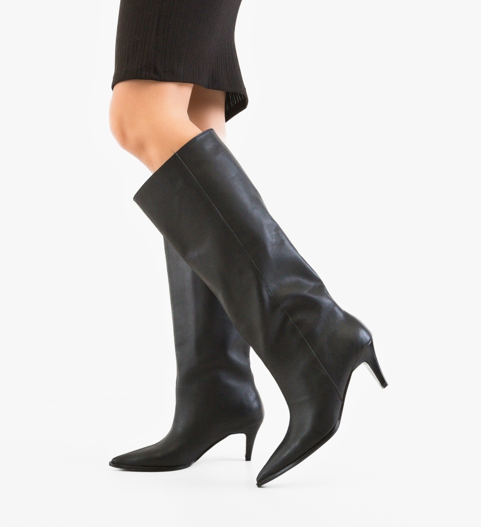 Cizme Dama Kabbe Negre | Eleganta si Stil - imagine 2