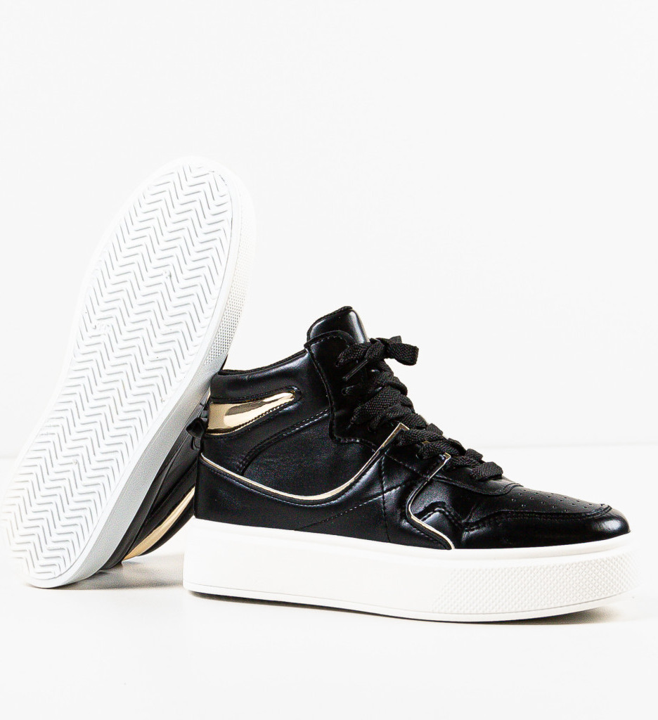 Adidasi Dama Kane Negri - Confort Maxim - imagine 6