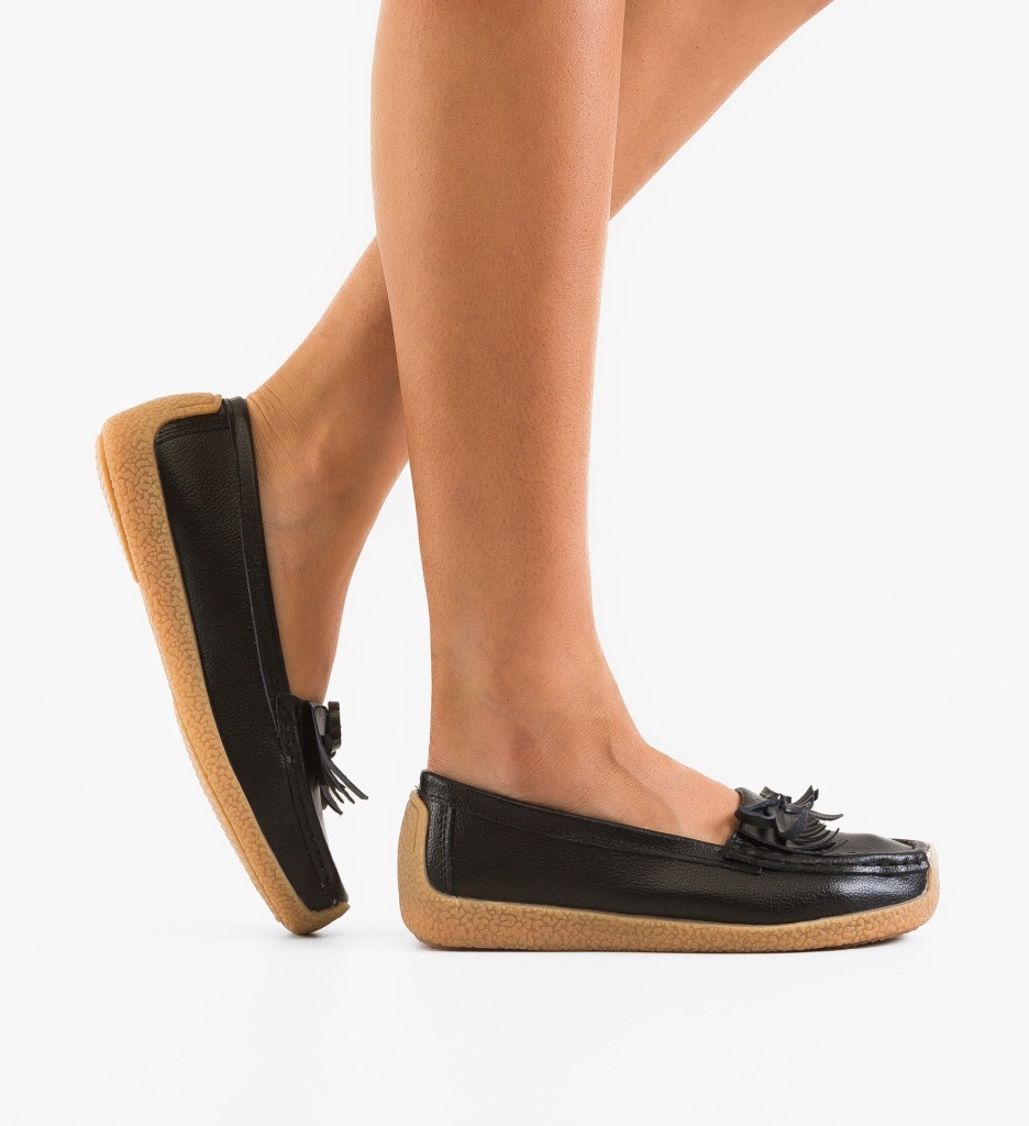 Espadrile Dama Fevas Negre - Confort și Stil Casual - imagine 2