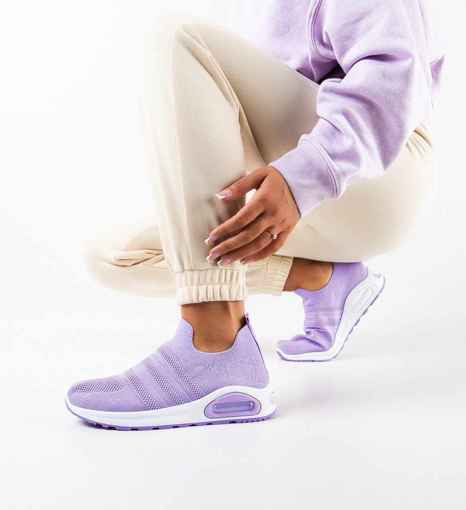 Sneakers Dama Mov Valdez - Confort și Stil