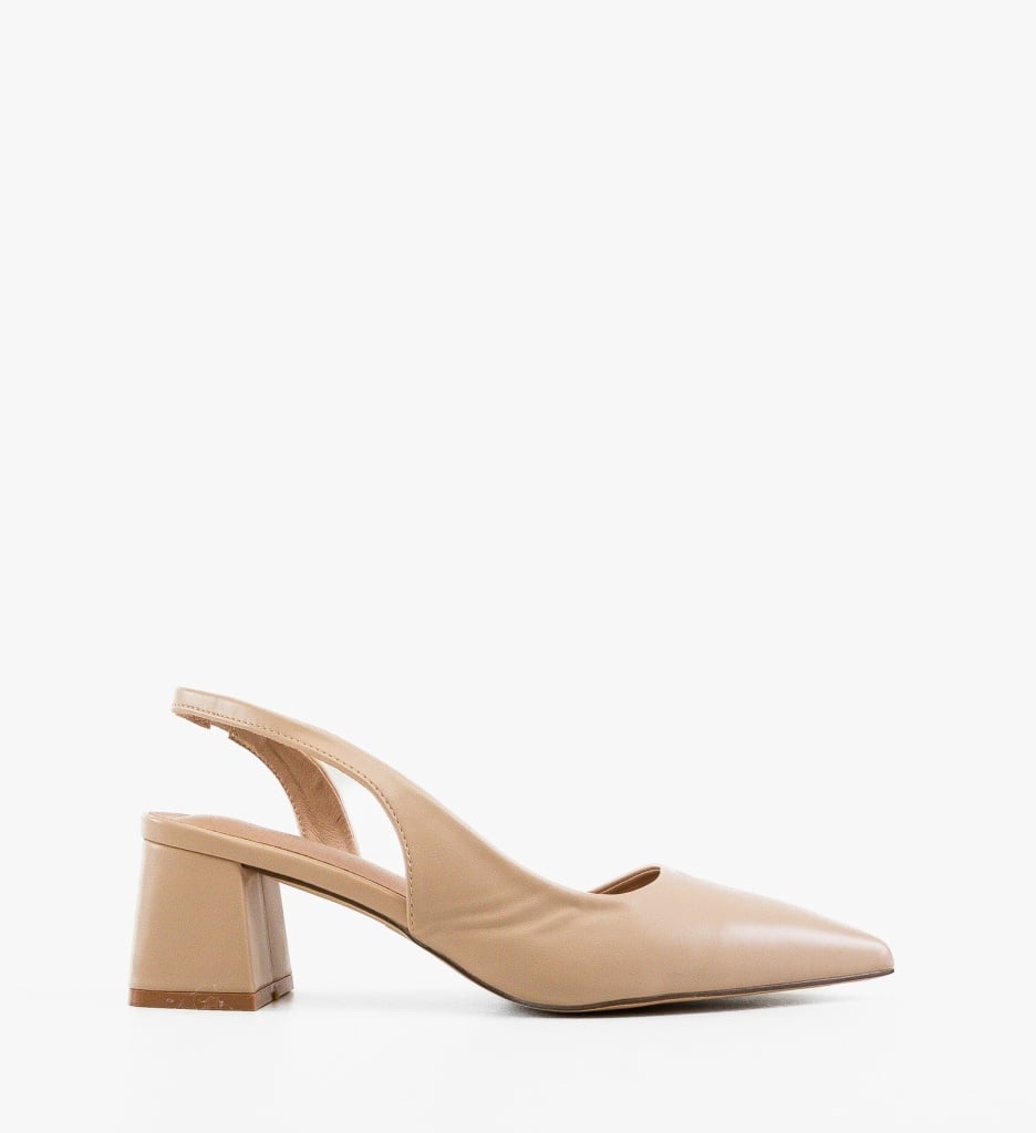 Pantofi Dama Deder Nude Eleganți - imagine 6