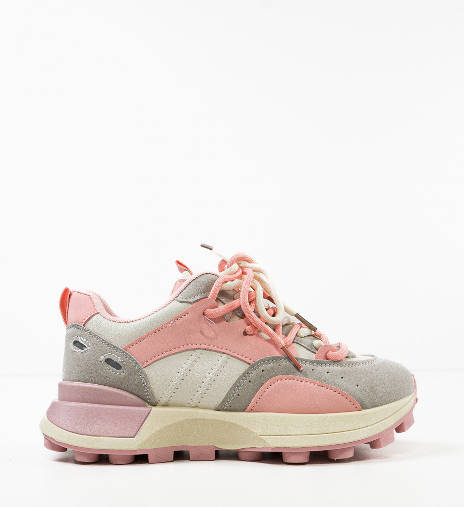 Sneakers Dearbh Roz - Confort și Stil Sport - imagine 4
