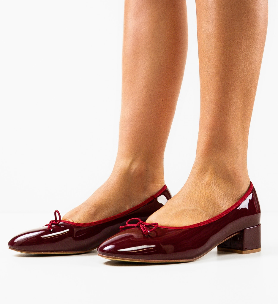 Pantofi cu Toc Grena Canberra - Eleganță și Stil - imagine 3
