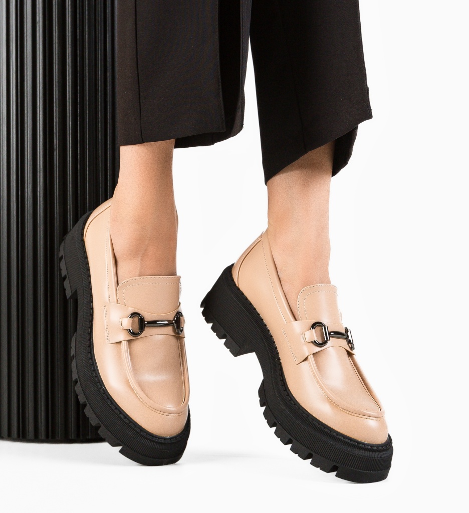 Pantofi Casual Jung Nude - Confort și Stil Zilnic - imagine 5