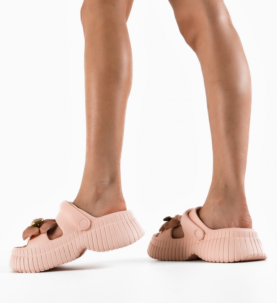 Papuci Dama Beutel Roz - Confort Superior - imagine 2