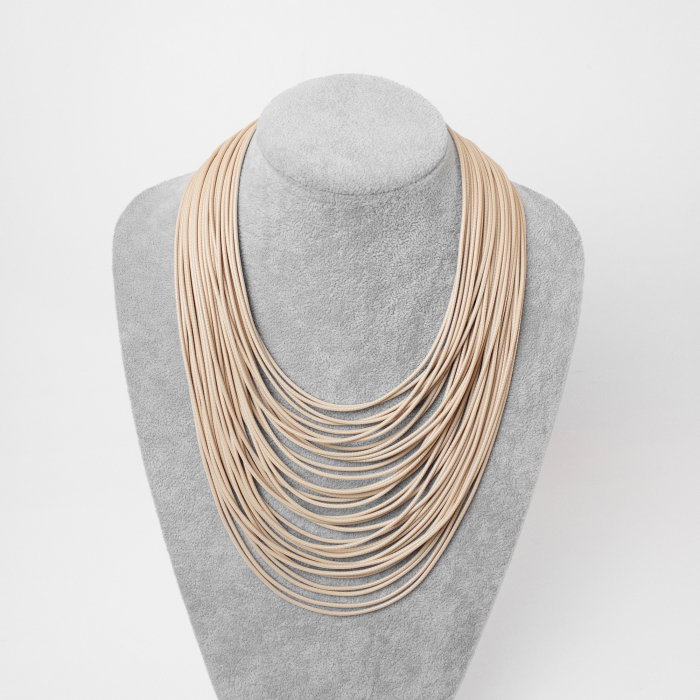 Colier Bej Multisir Shopika | Eleganță Modernă