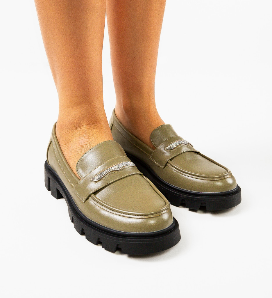 Pantofi Casual Sacipo Verzi - Confort & Stil - imagine 2