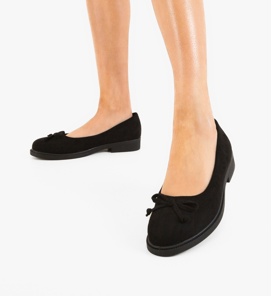 Balerini Dama Negri Casual - Confort Stilat - imagine 3