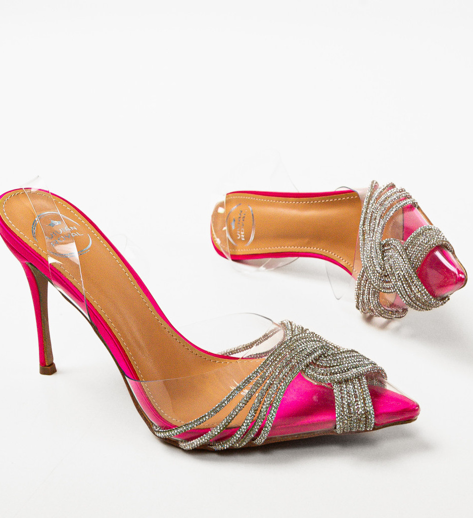 Pantofi Toc Baly Fuchsia | Eleganță și Stil